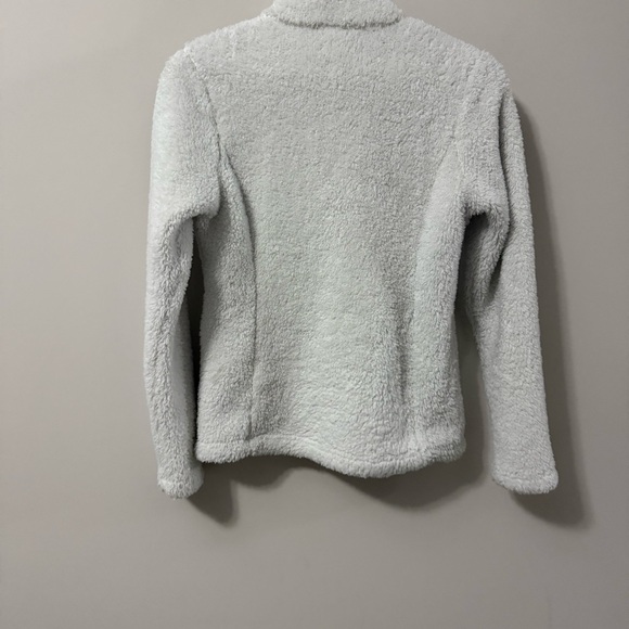 Patagonia Women’s Los Gatos 1/4 Zip Fuzzy White Fleece Pullover Sweatshirt - Picture 11 of 14